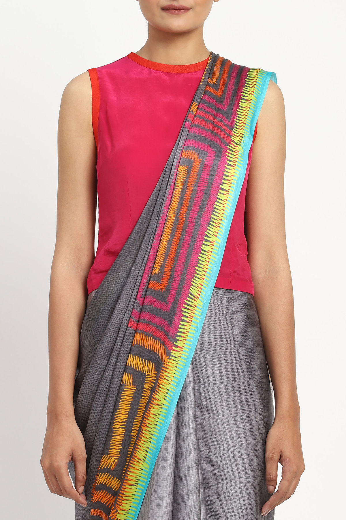 Stun Two Three Printed Saree