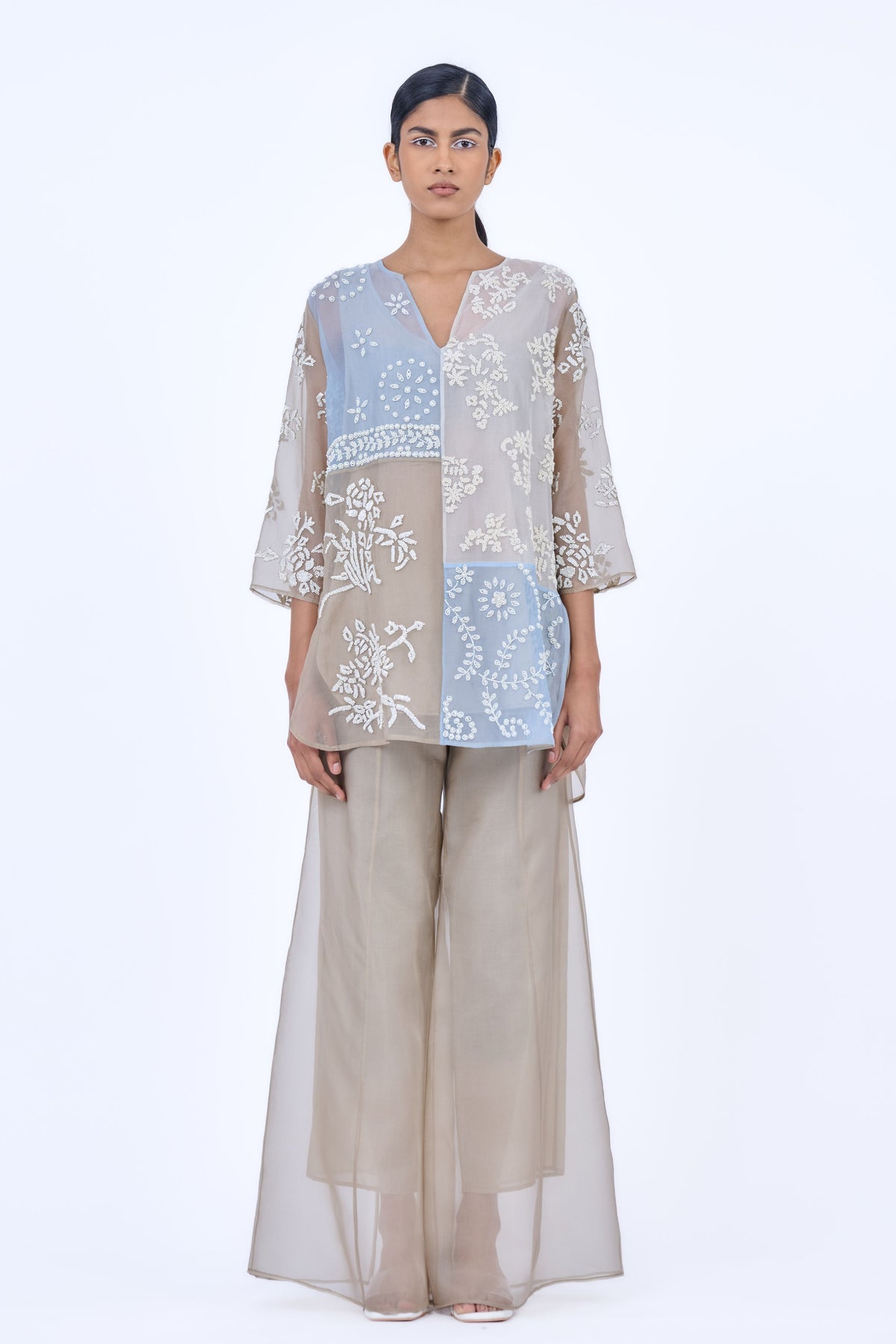 Silk Organza Palazzos