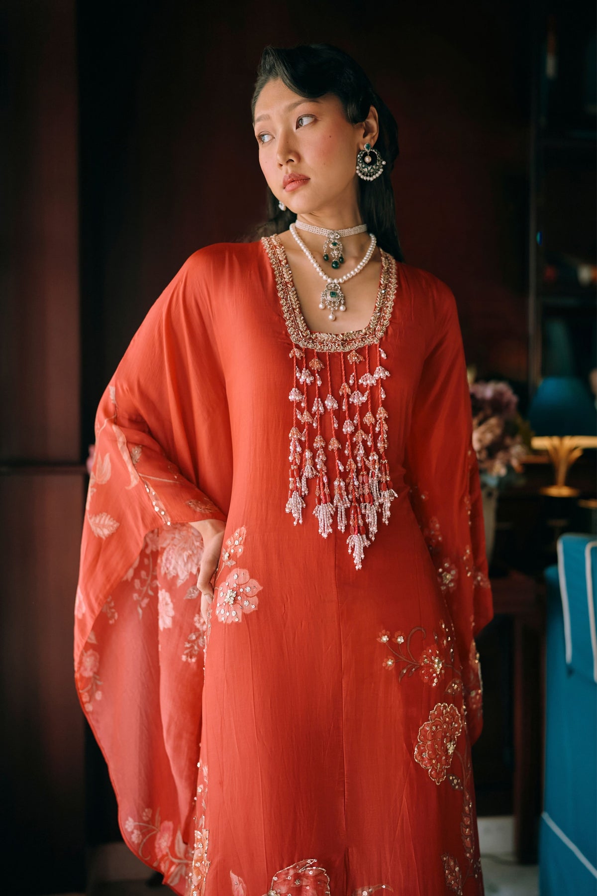 Raye Red Kaftan
