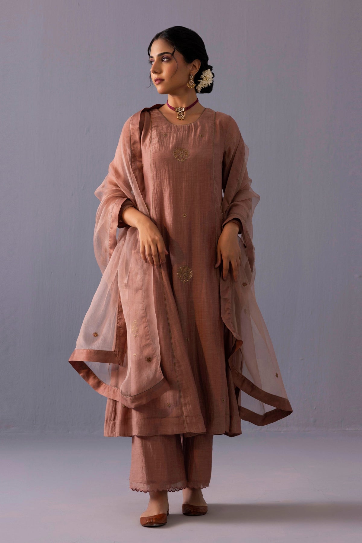 Noor Brown Kurta Set