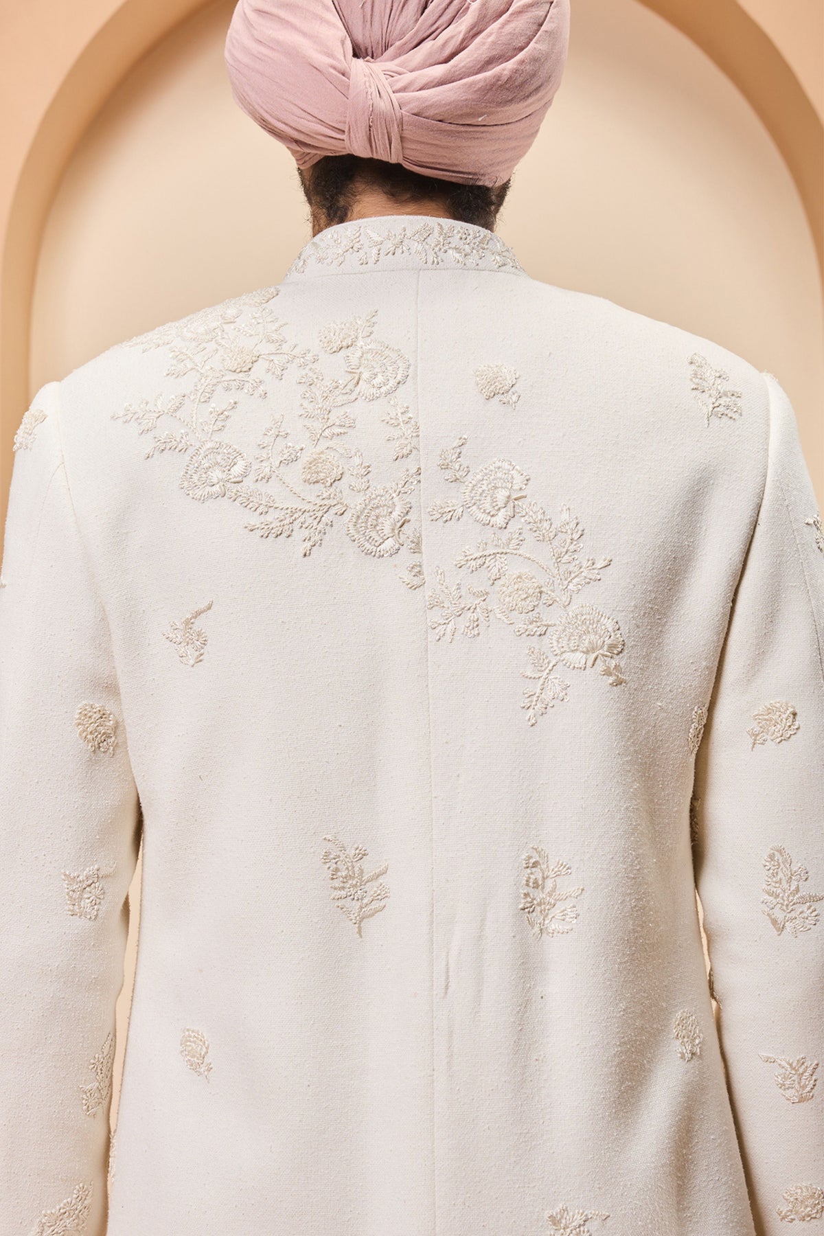 Ivory Sequin Grace Sherwani Set