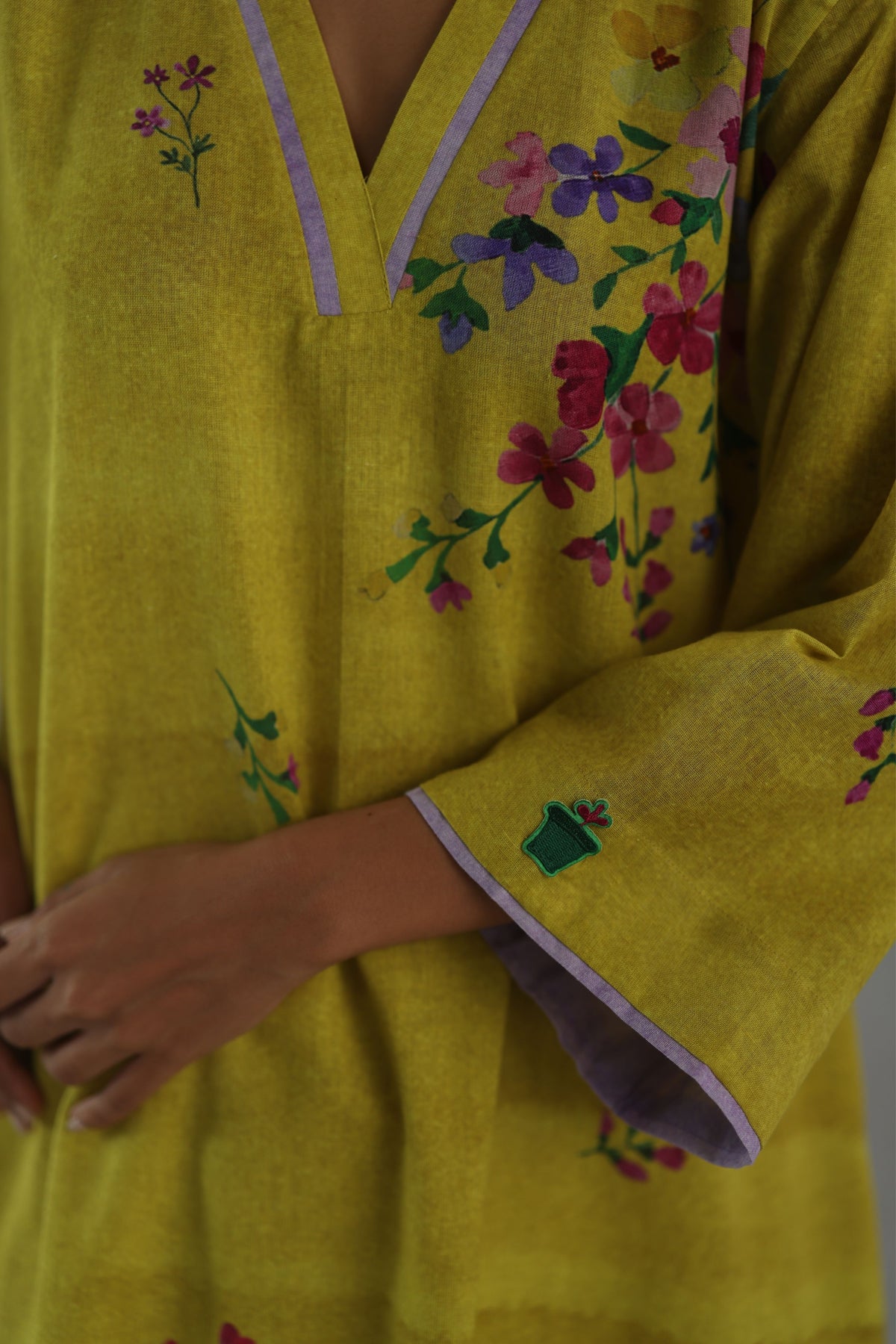 Yellow Viola Kurta Set