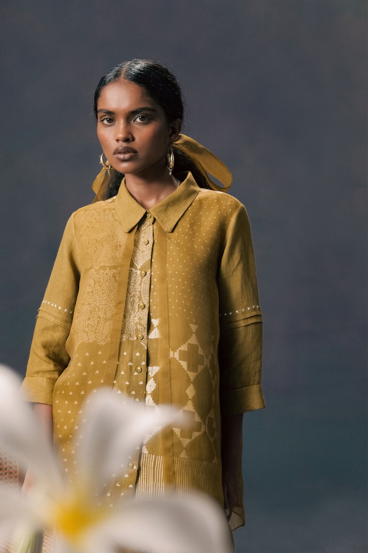 Moss Green Printed Co-ord Set