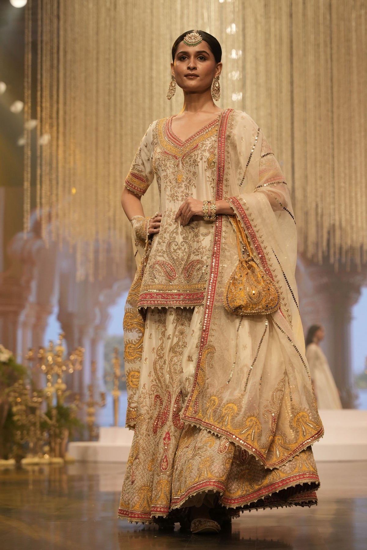Daisy Ivory Sharara Set