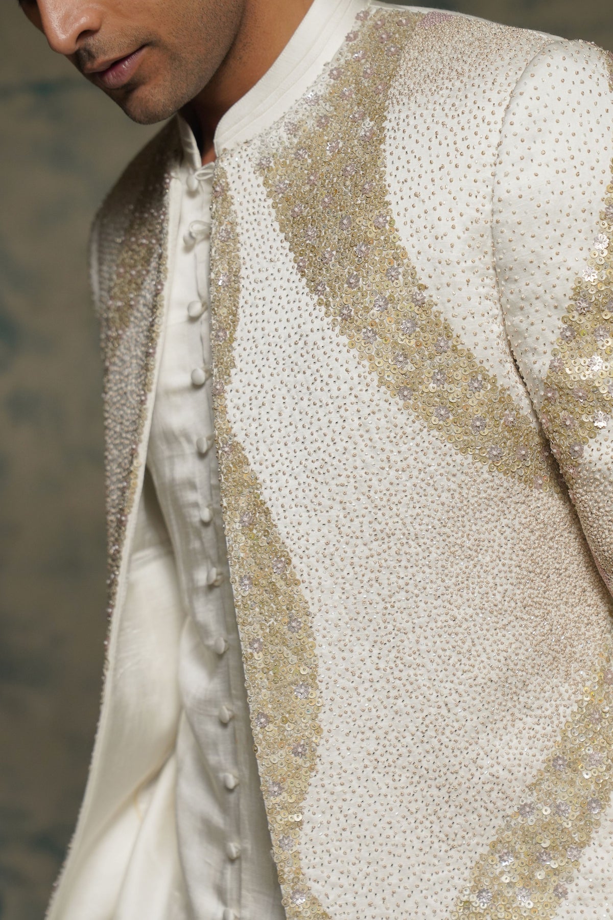 Classic Ivory Short Jacket Set