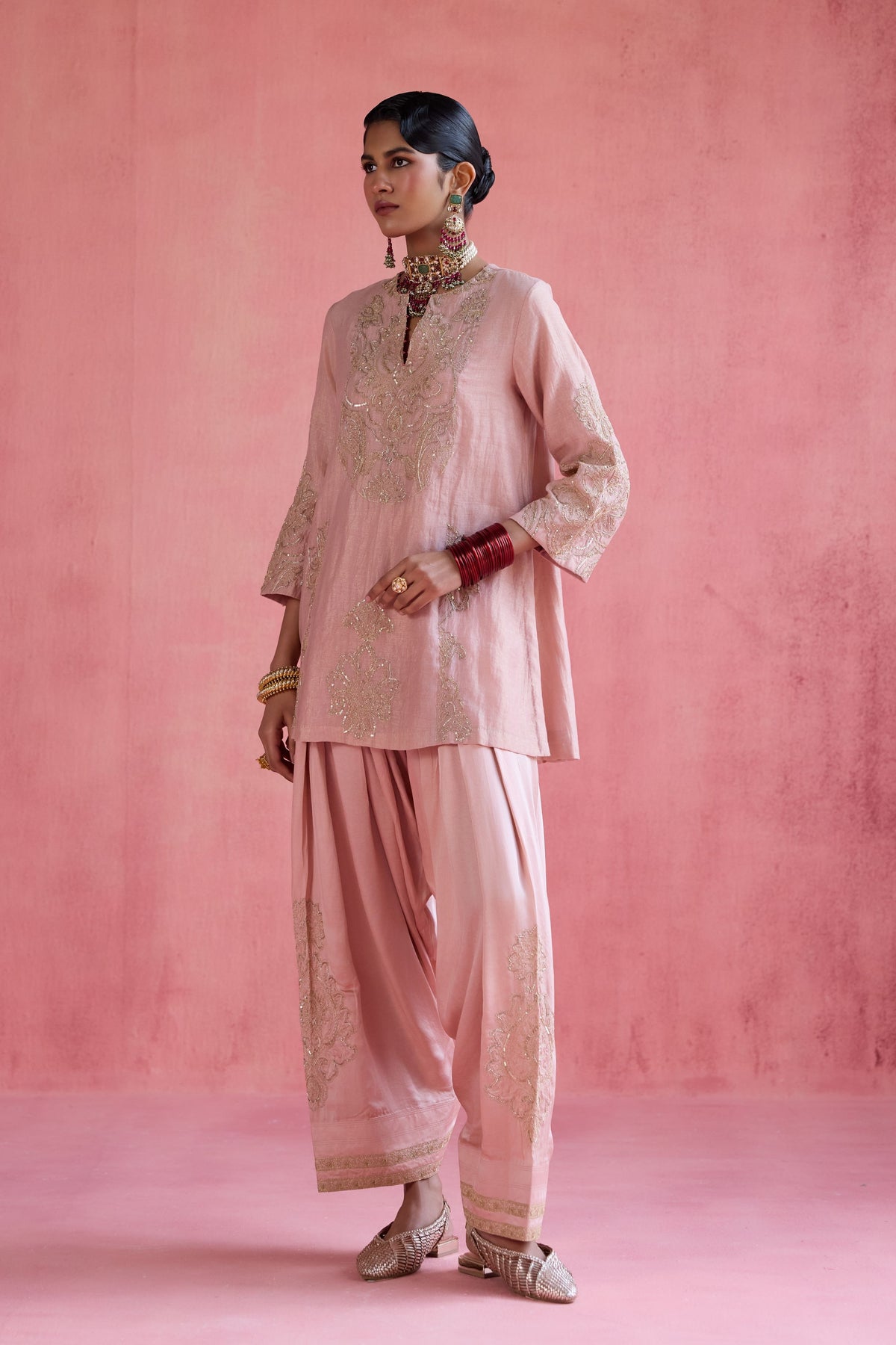 Inaya Pink Kurta Set