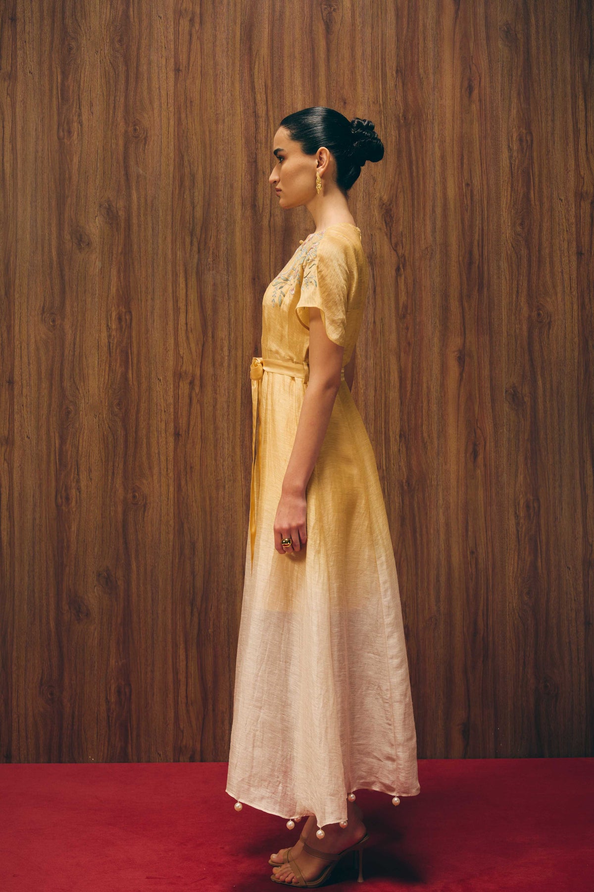 Florien Golden Dress