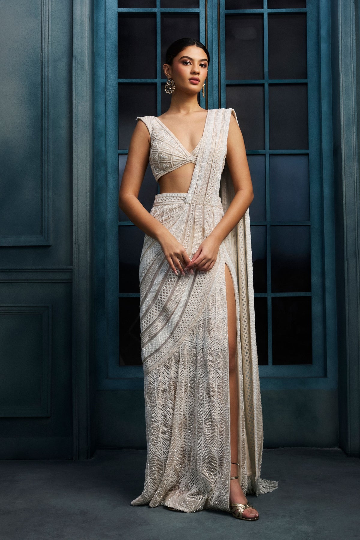 Eternity Draped Saree Set