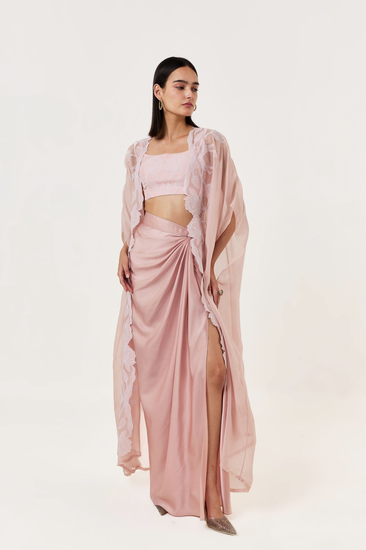 Wild Tulip Blush Pink Cape Set