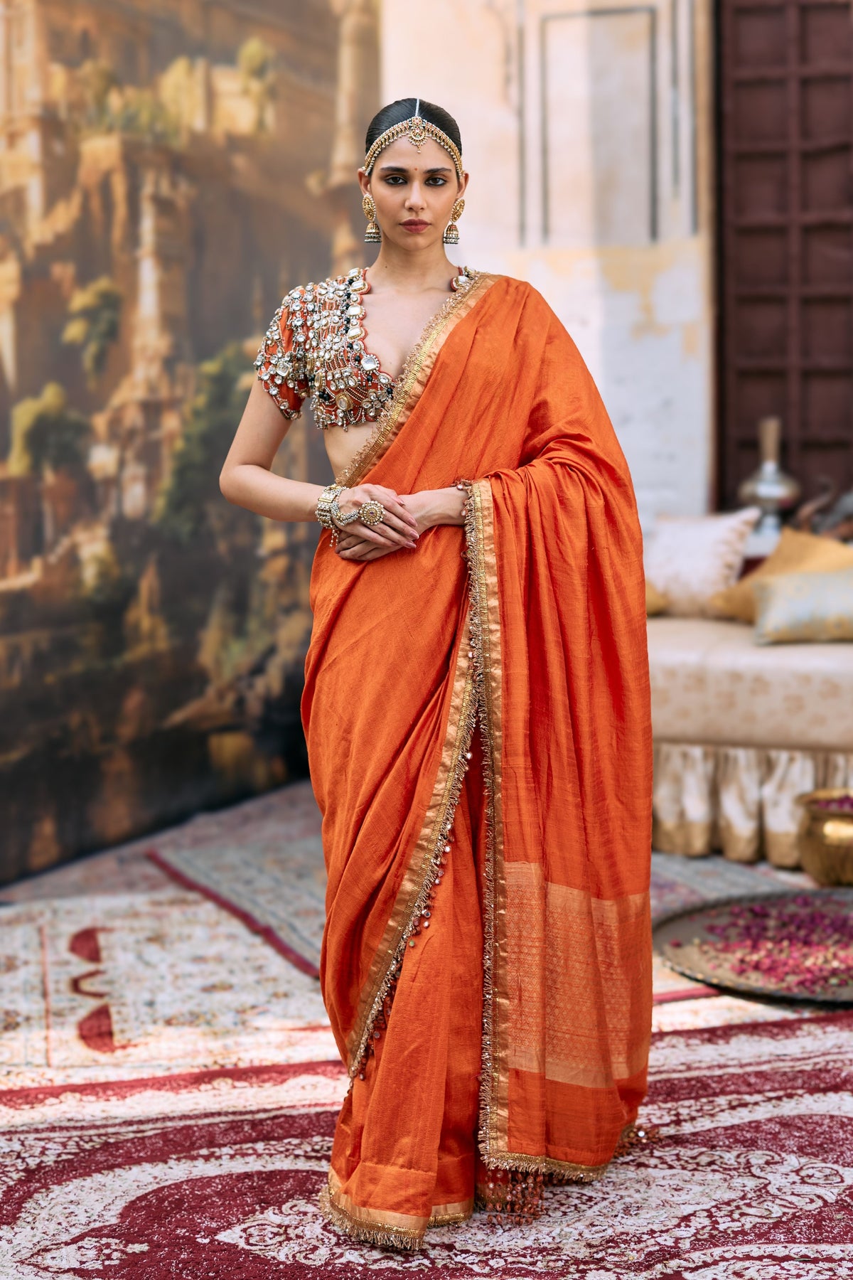 Vajramani Saree Set