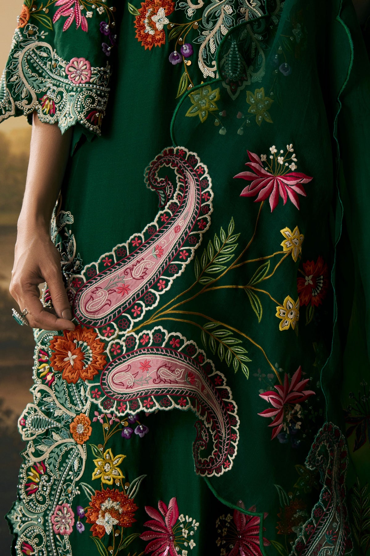Emerald Green Dupatta