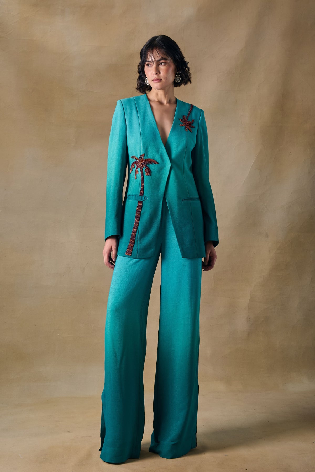 Palm Reverie Blazer Set