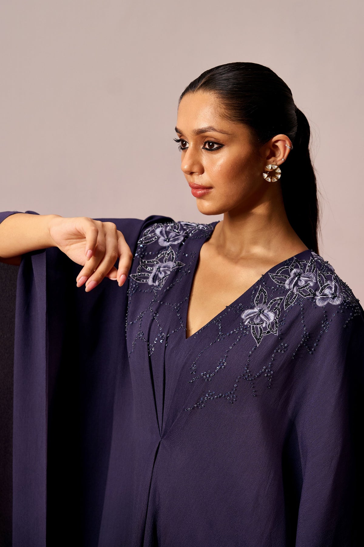 Ash Onyx Kaftan Dress