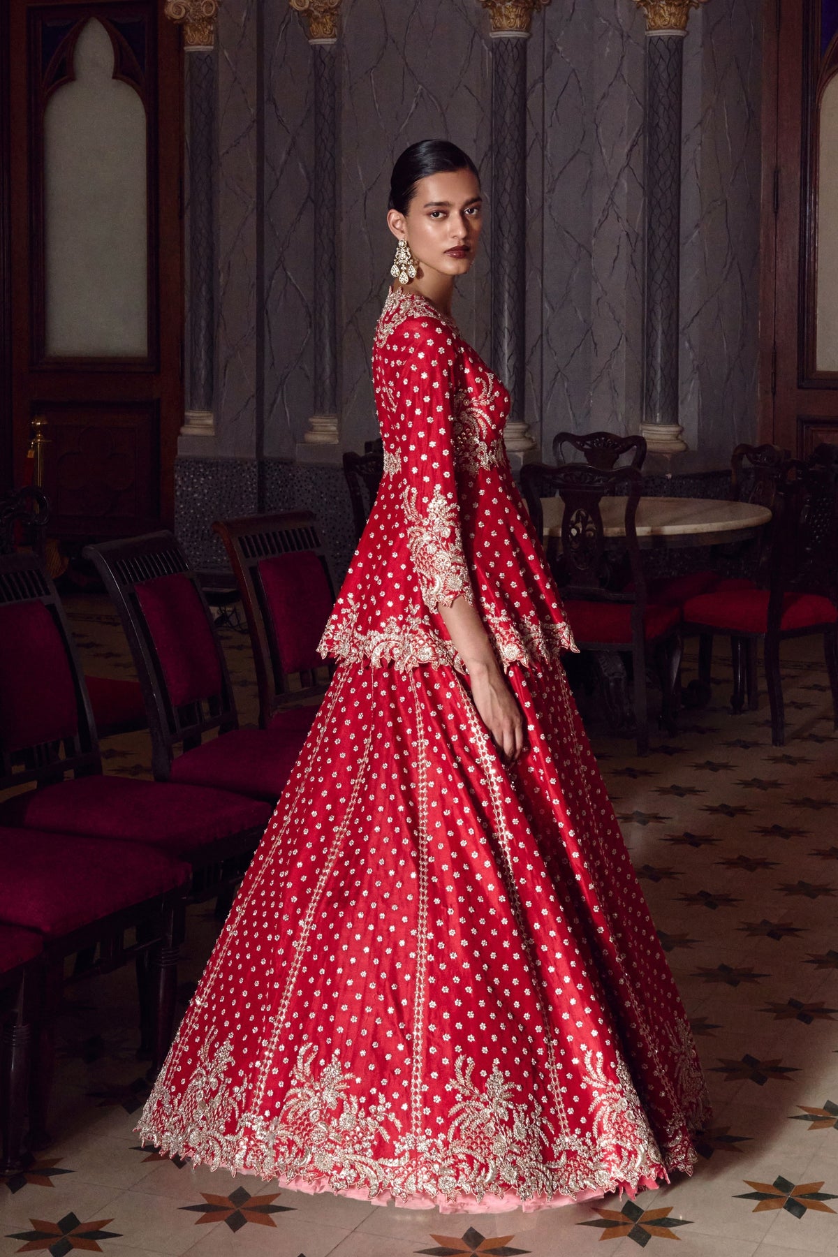 Athena Peplum Lehenga Set