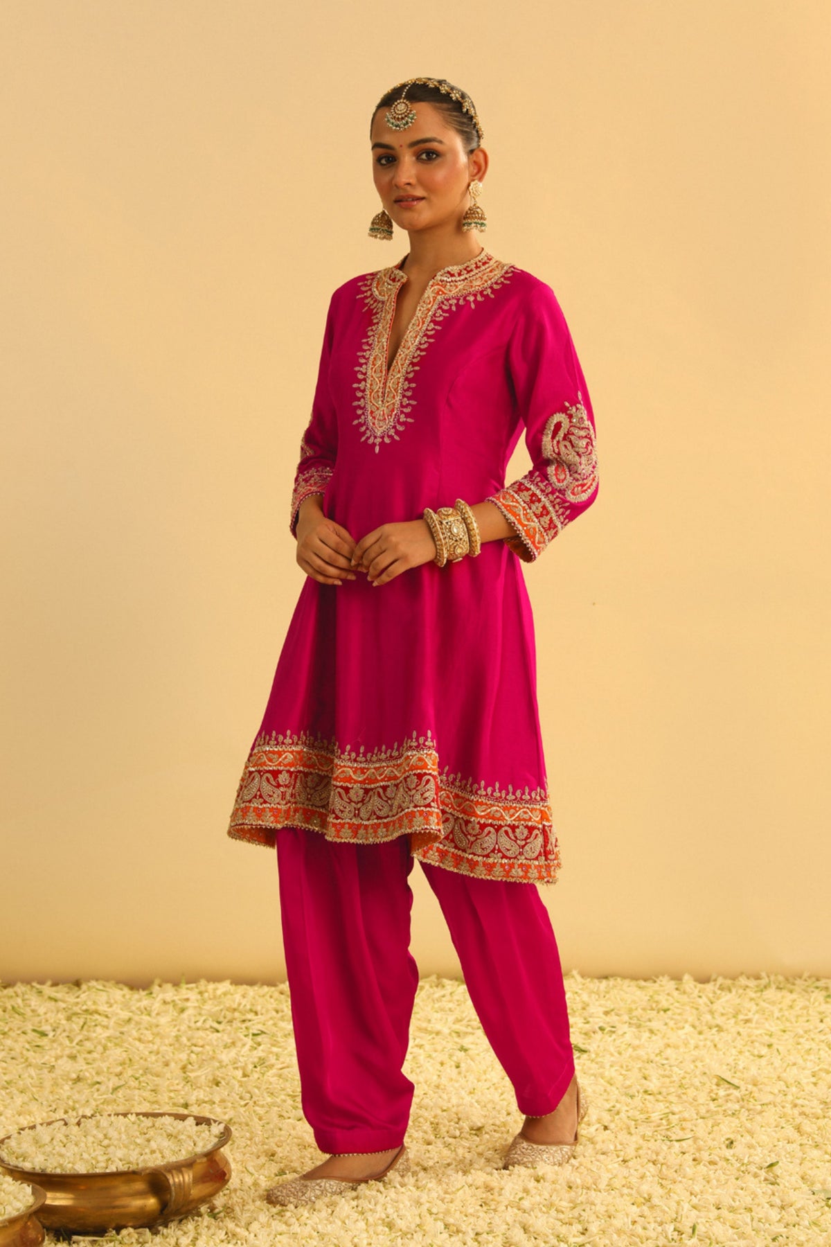 Rayana Pink Kurta Set
