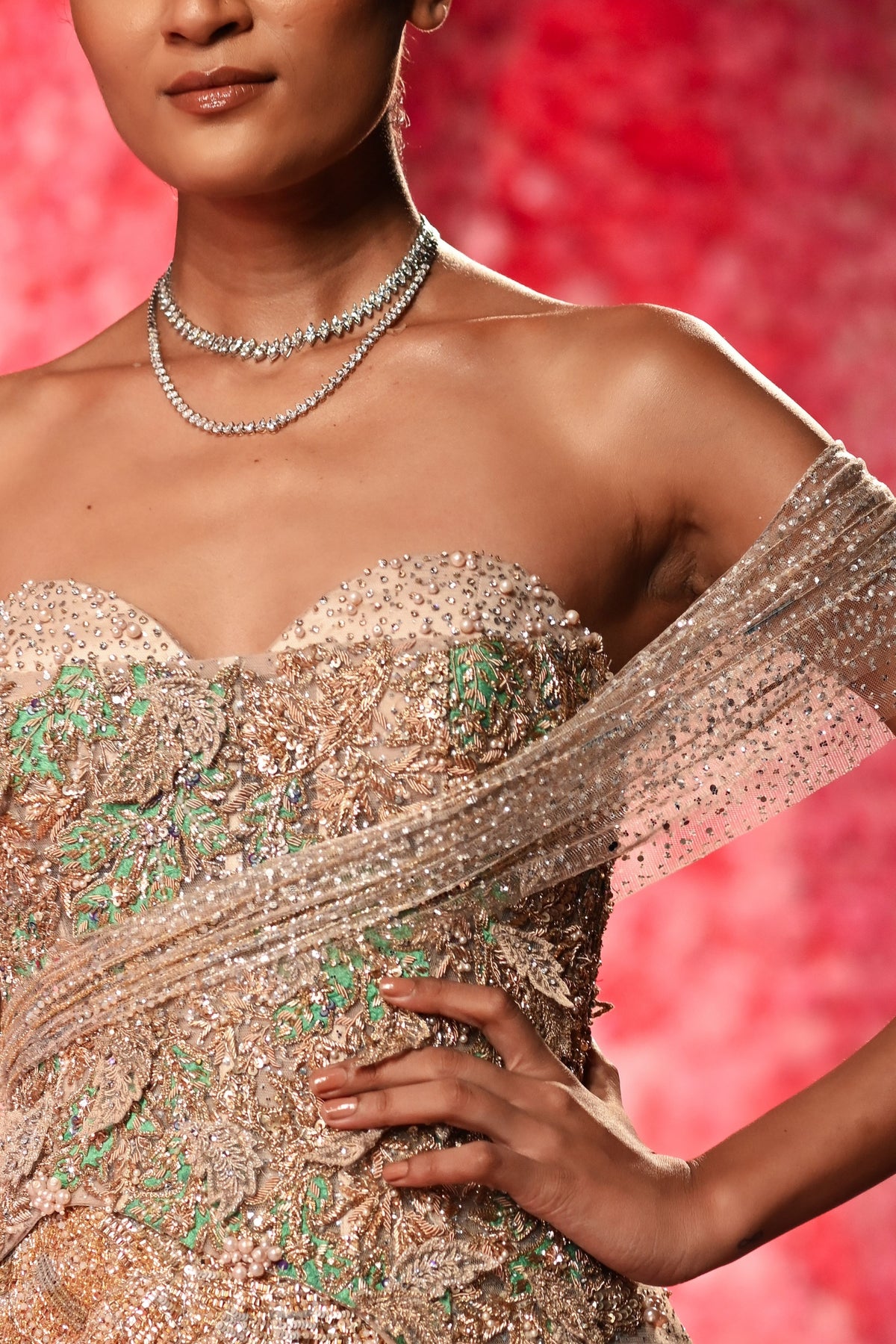 Lucie Shimmer Gown