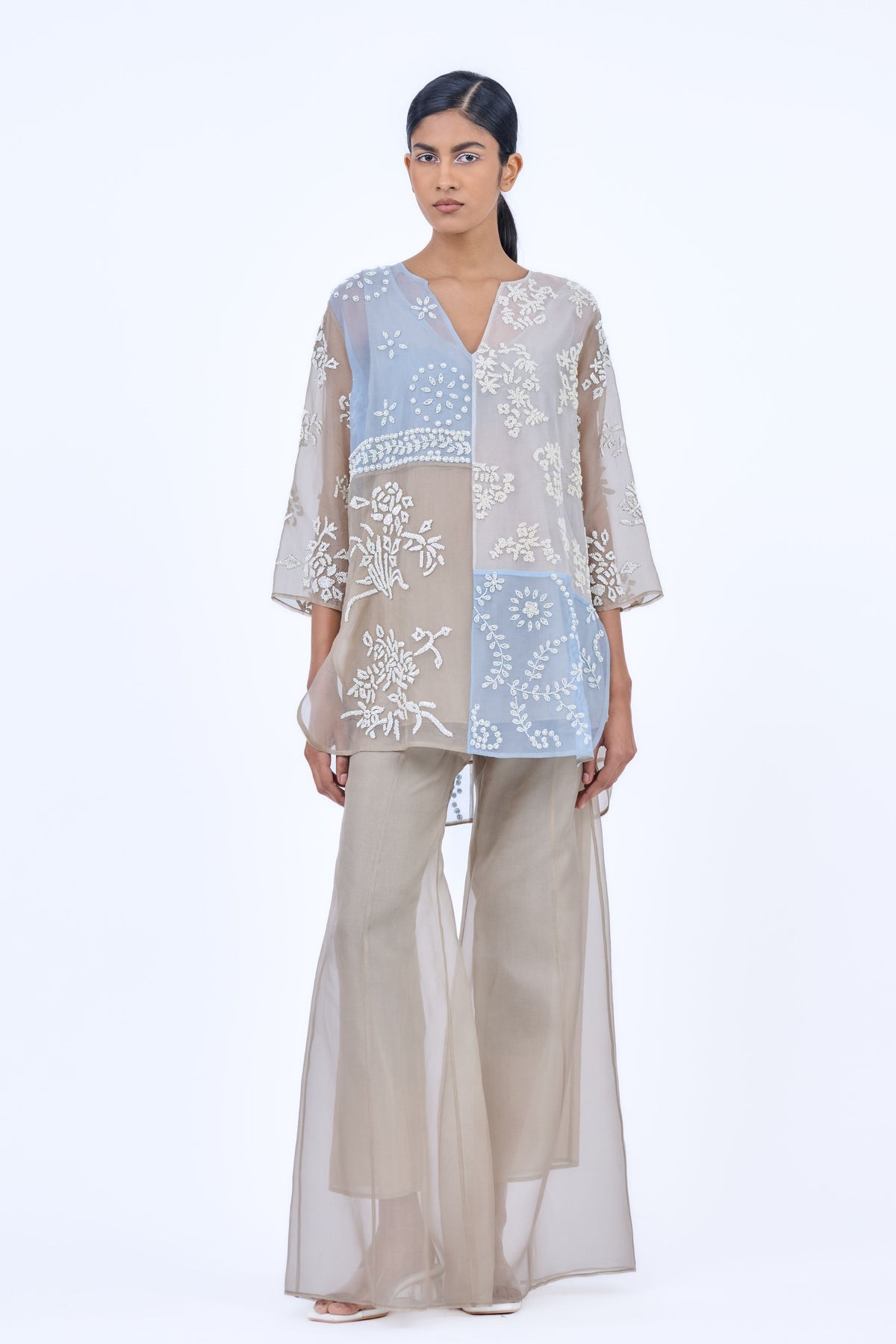 Silk Organza Palazzos