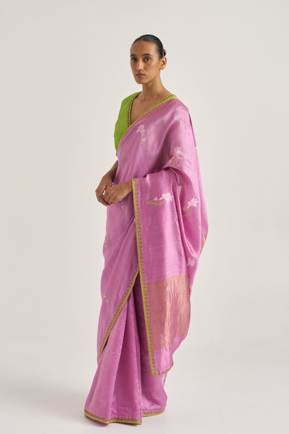 Madhura Pink Saree