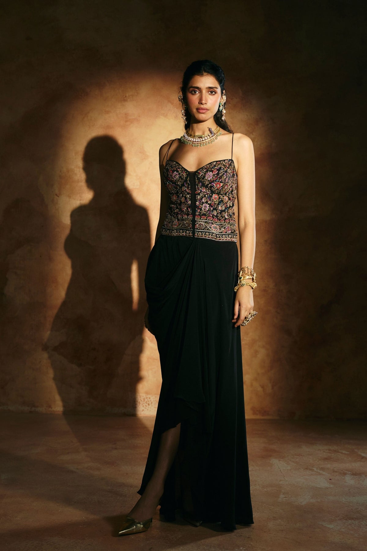 Zardozi Sindh Corset Skirt Set