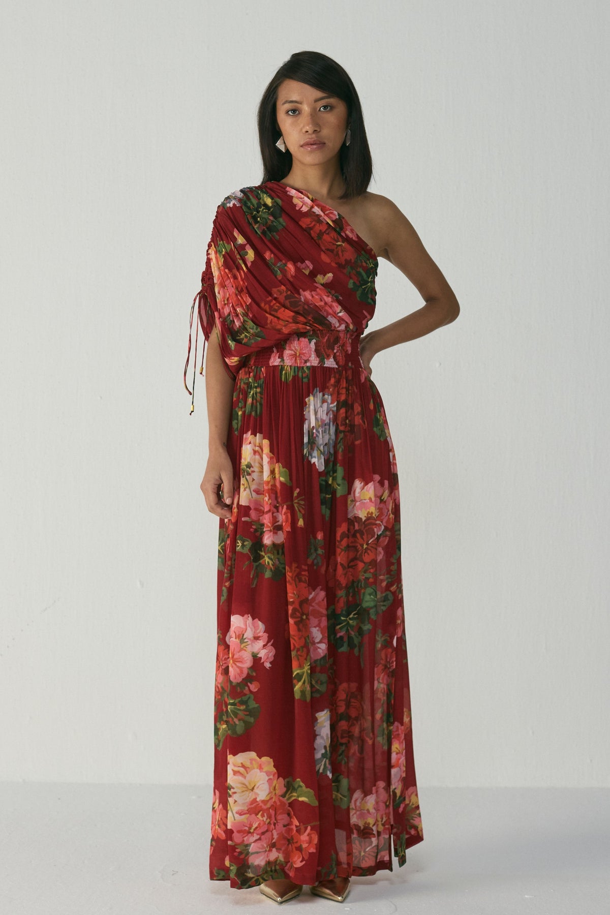 Jingle One Shoulder Dress