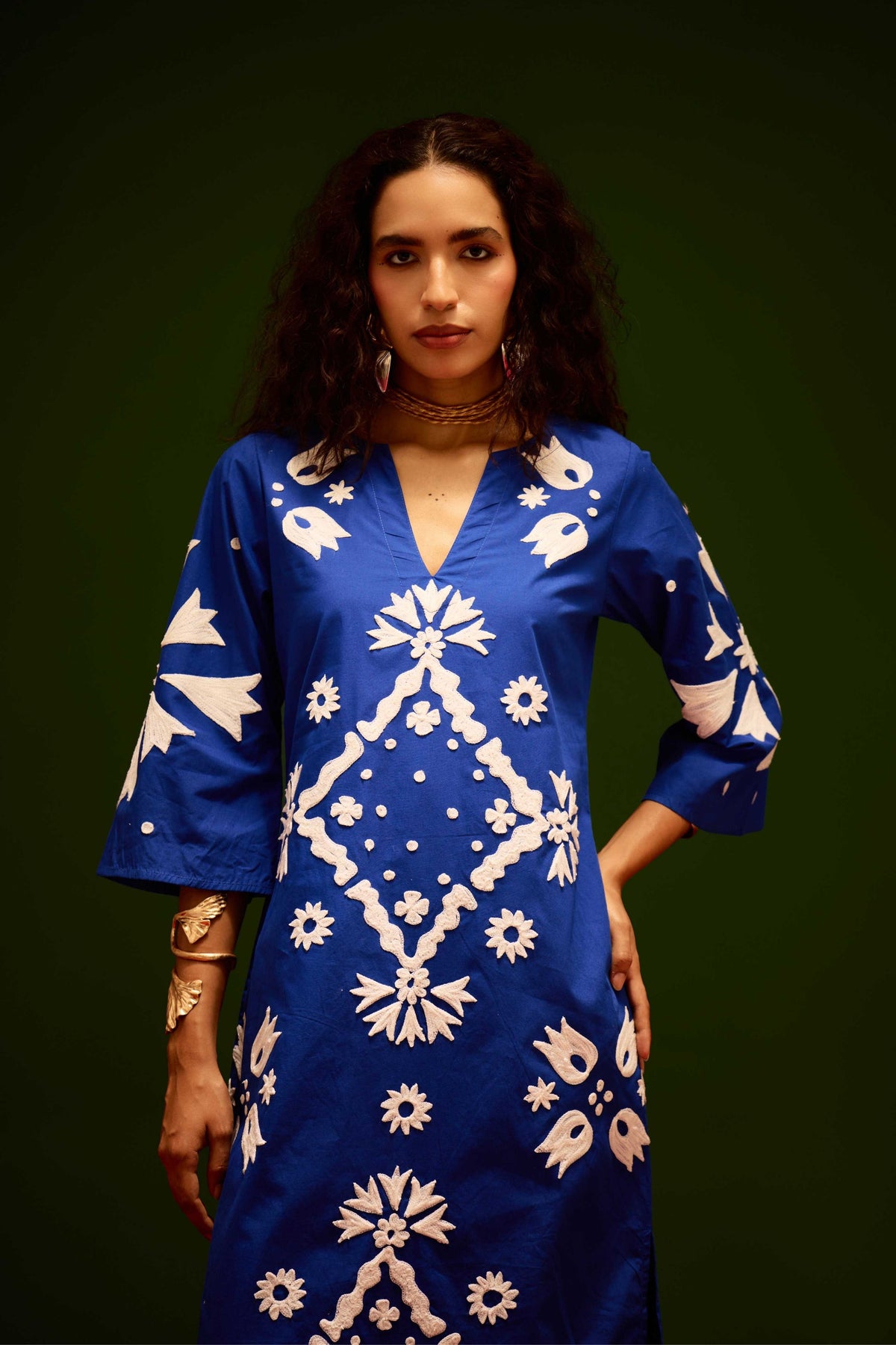 Blue Sitara Maxi Dress