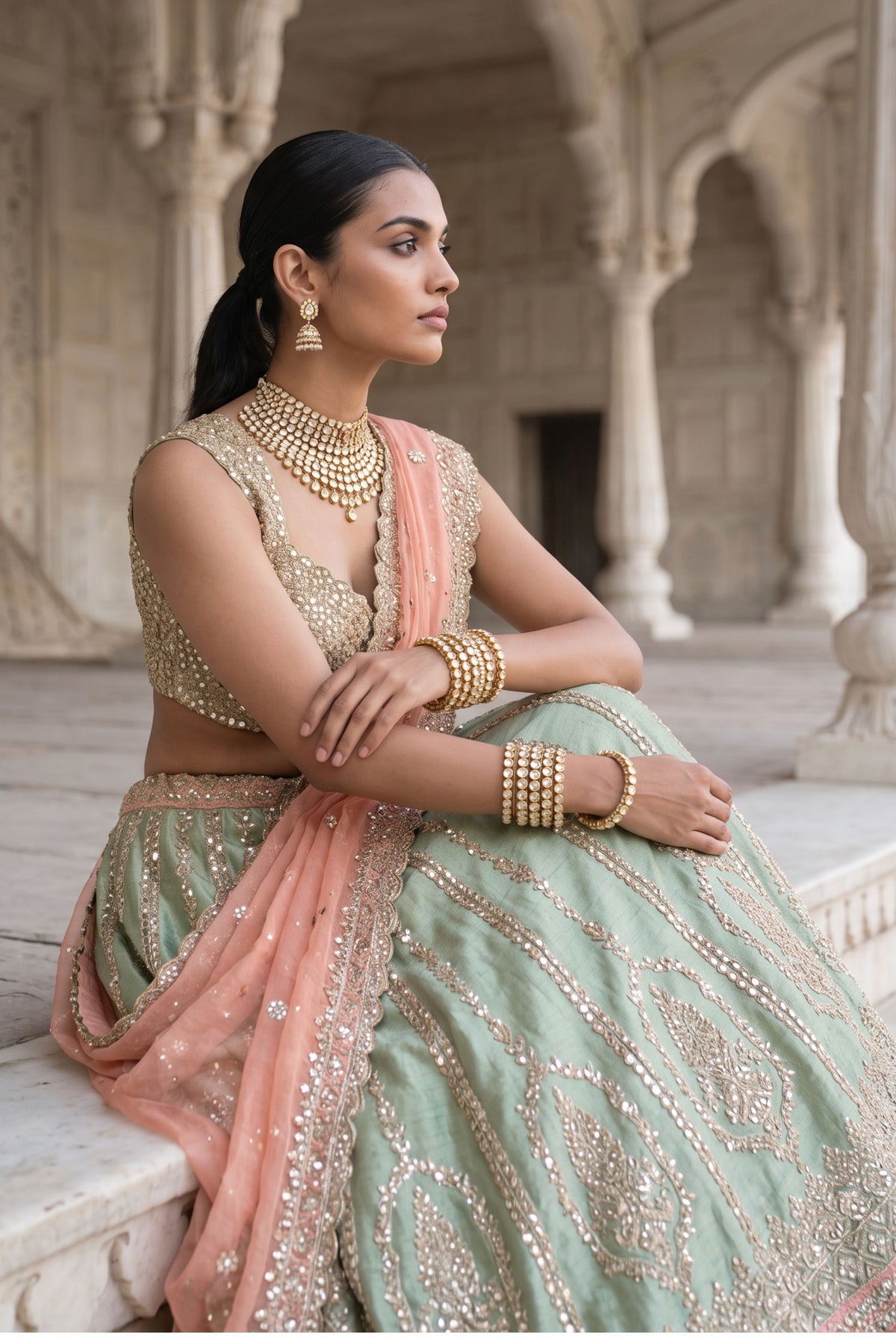 Amrai Gulnaar Lehenga Set