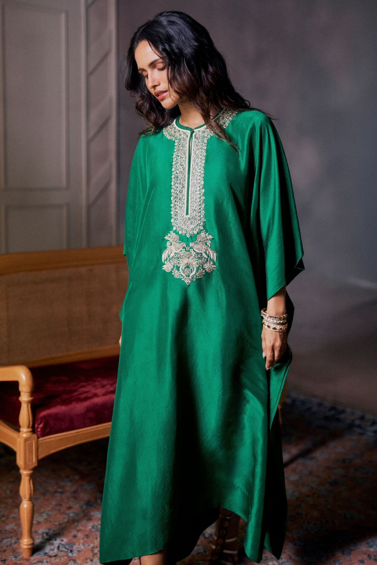 Parrot Threadwork Kaftan