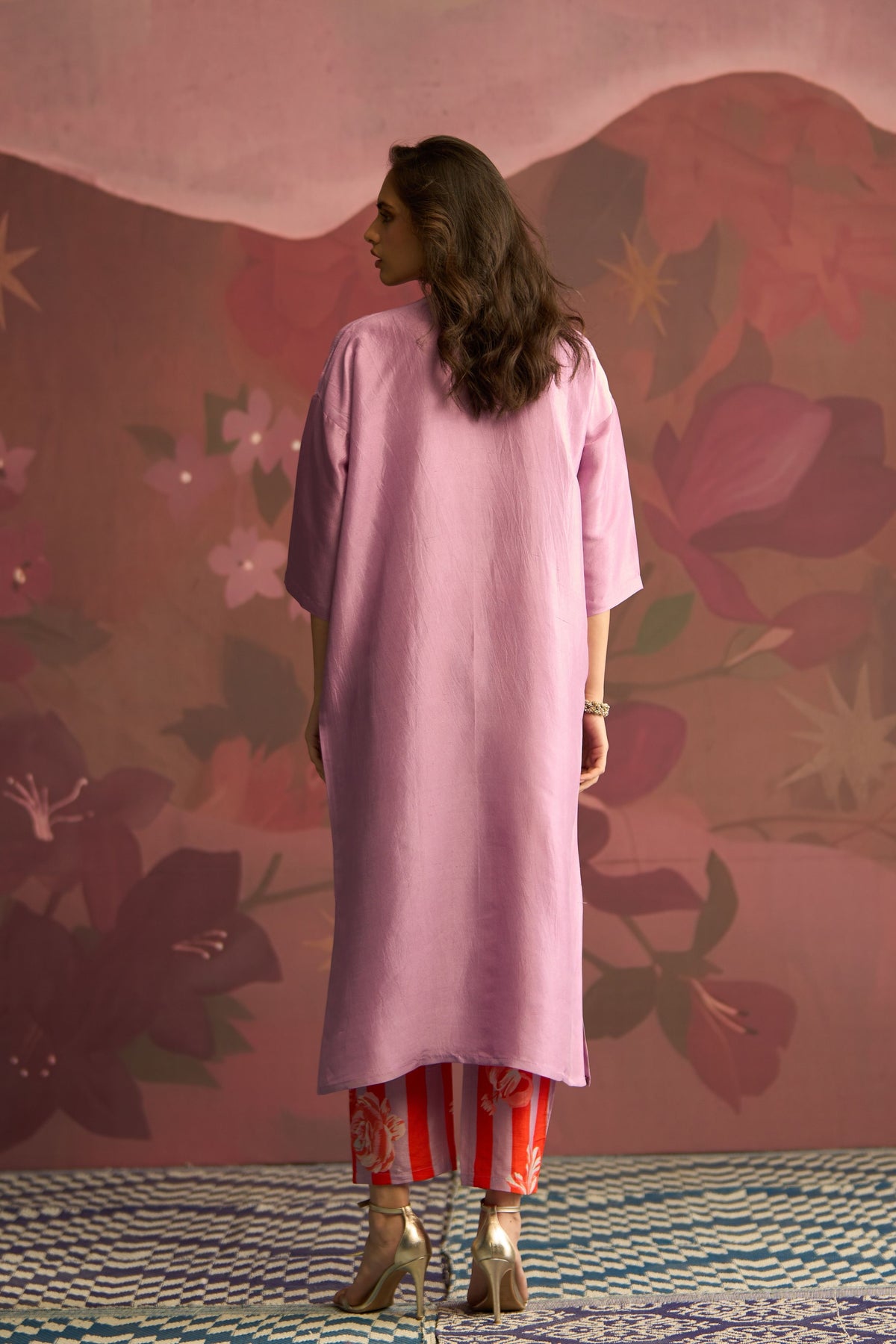 Lavender Veil Kurta Set