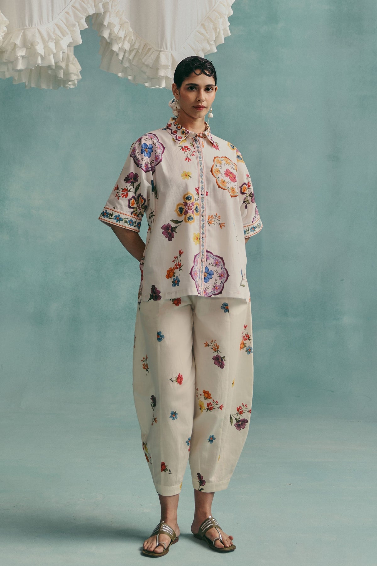 Daisy Collared Co-ord Set