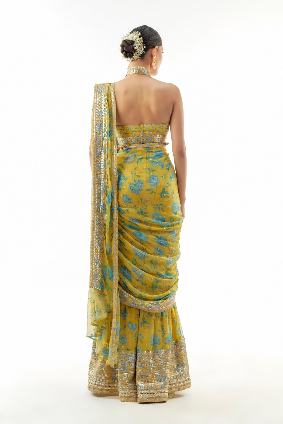 Pakhi Draped Saree Set
