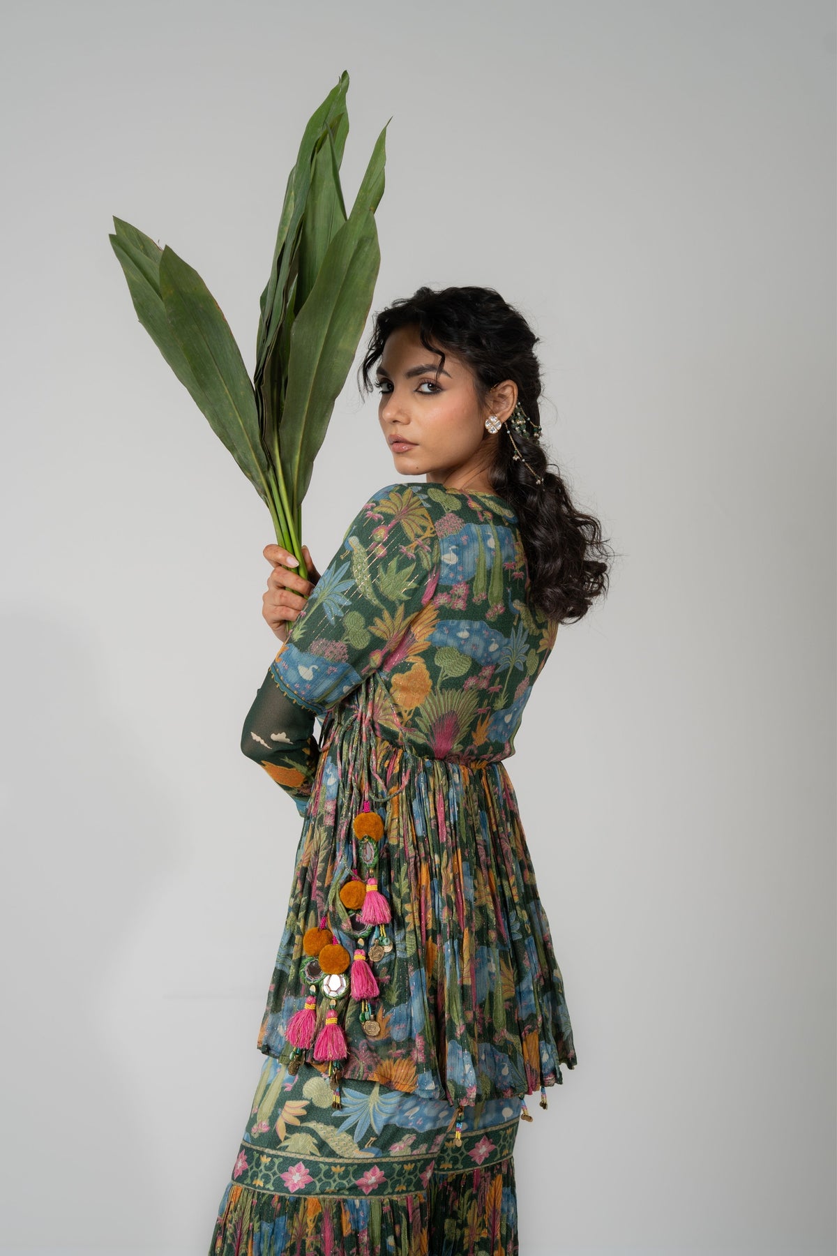 Lotus Gharara Set