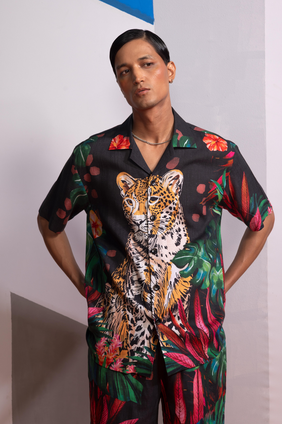 Feral Flora Charcoal Co-ord Set