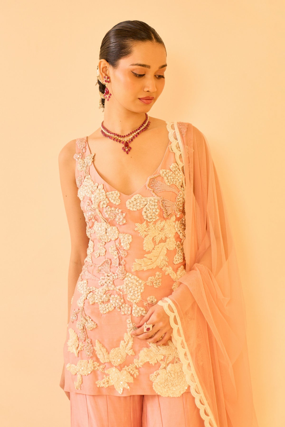 Blush Pink Kurta Set
