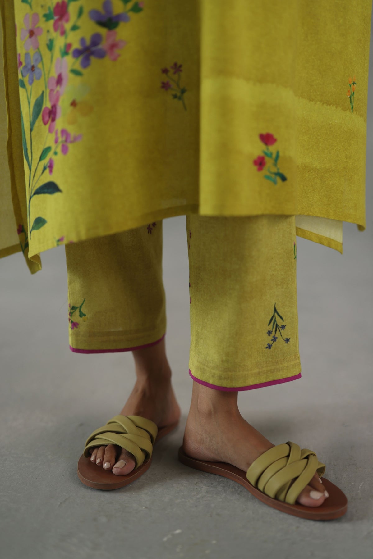 Yellow Viola Kurta Set