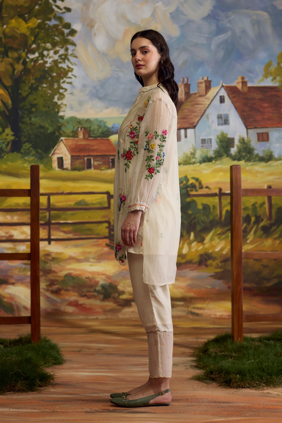 Lumina Embroidered Kurta