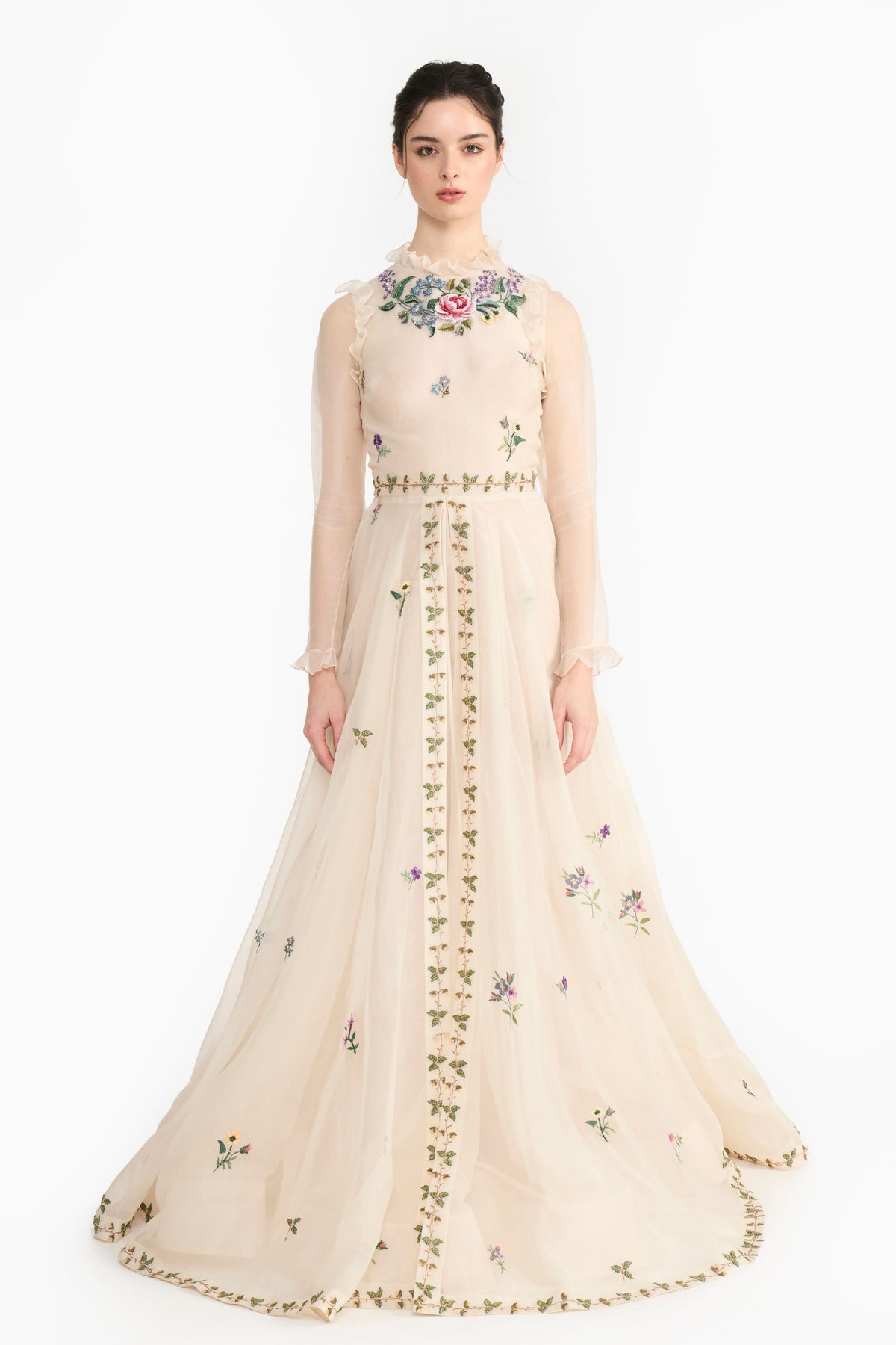 French Natural Ivory Angrakha
