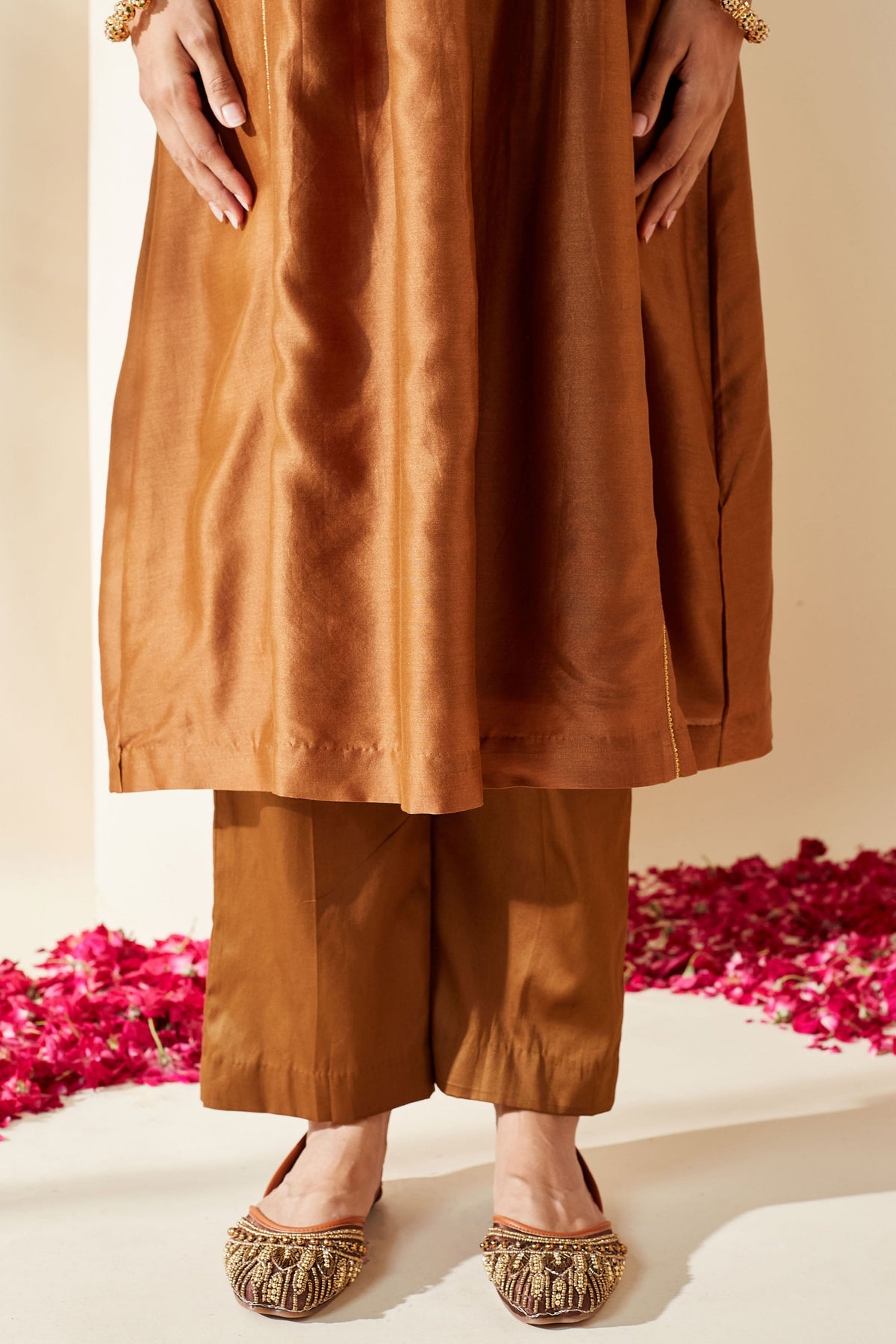 Brown Zohra Kurta Set