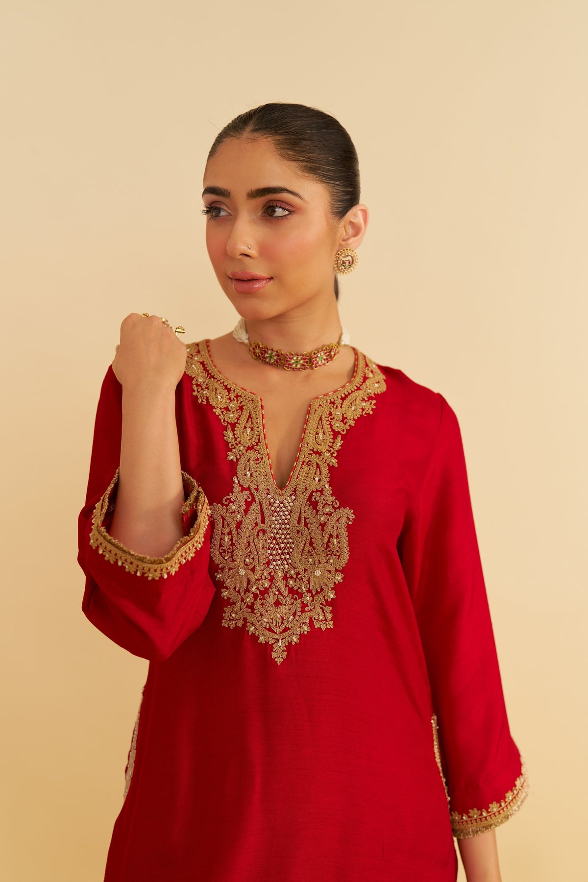 Deep Red Salwar Set