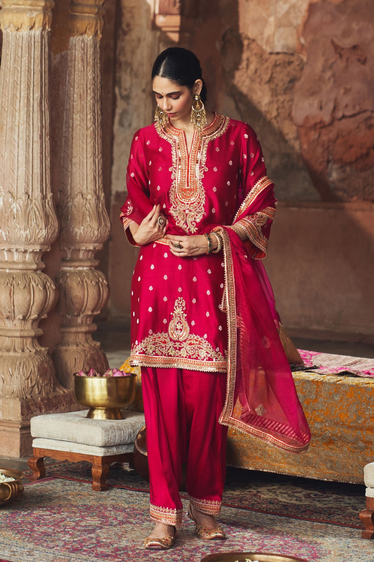 Mehwish Pink Kurta Set