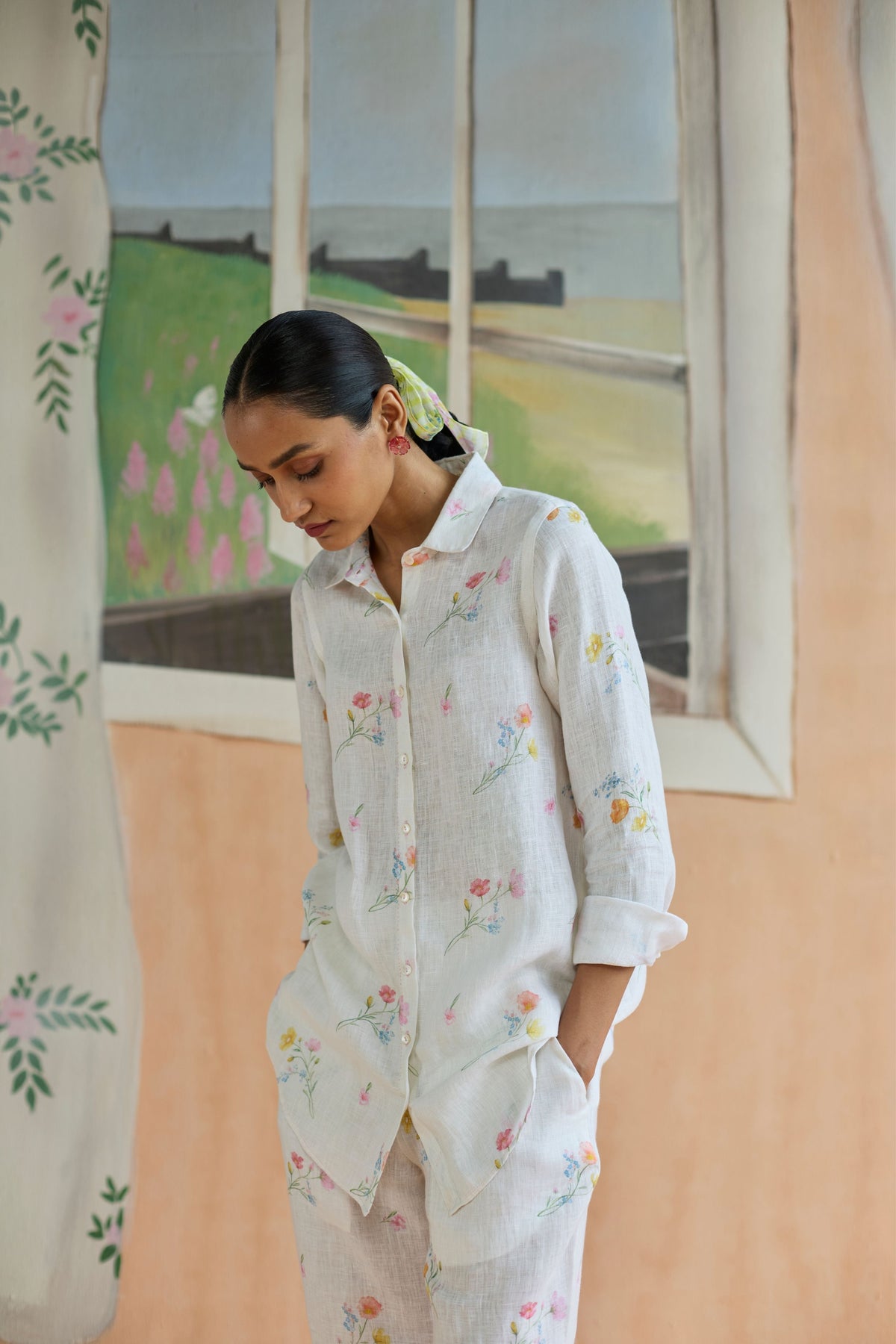 Florist Co-ord Set Linen