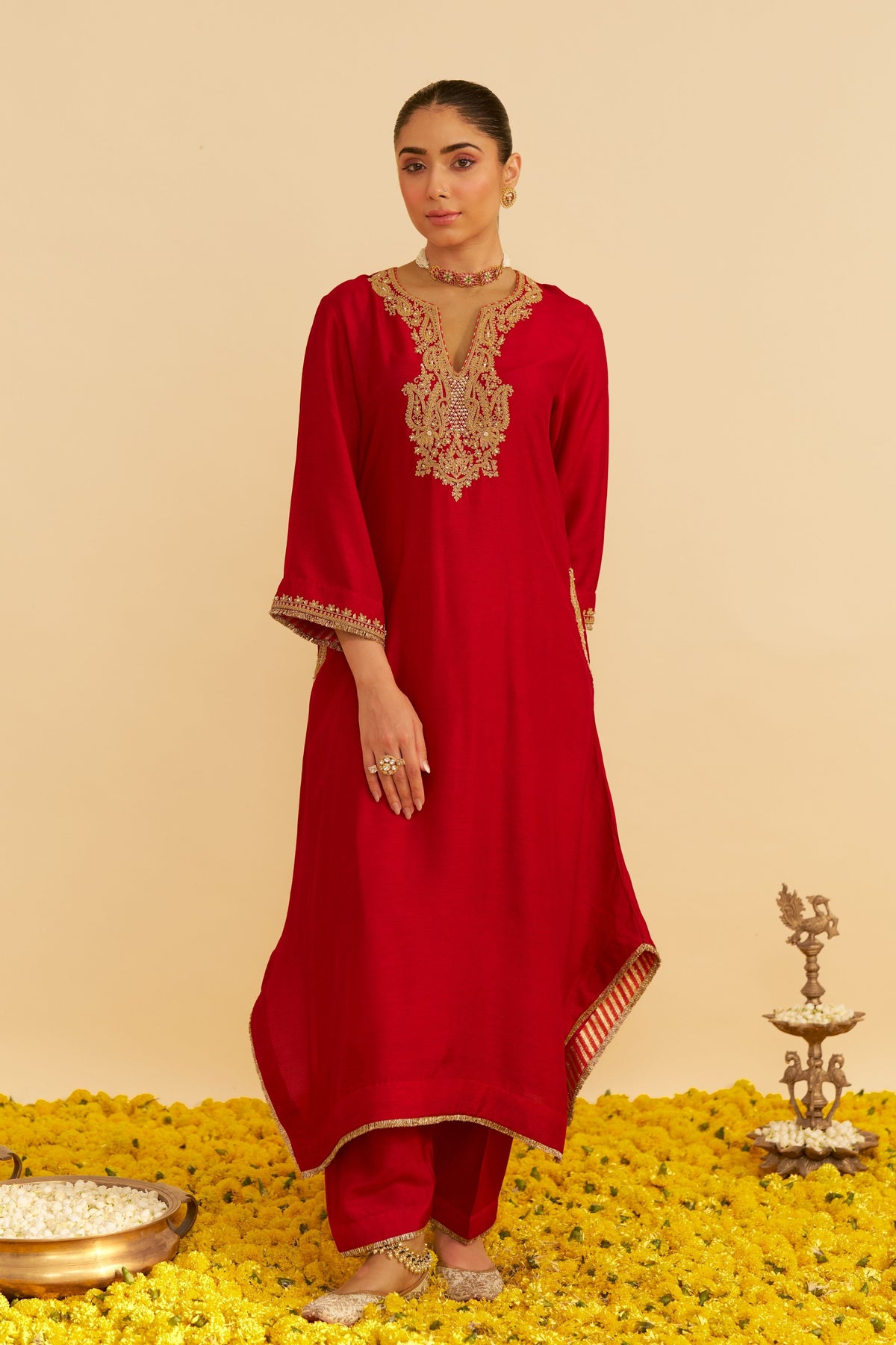 Deep Red Salwar Set
