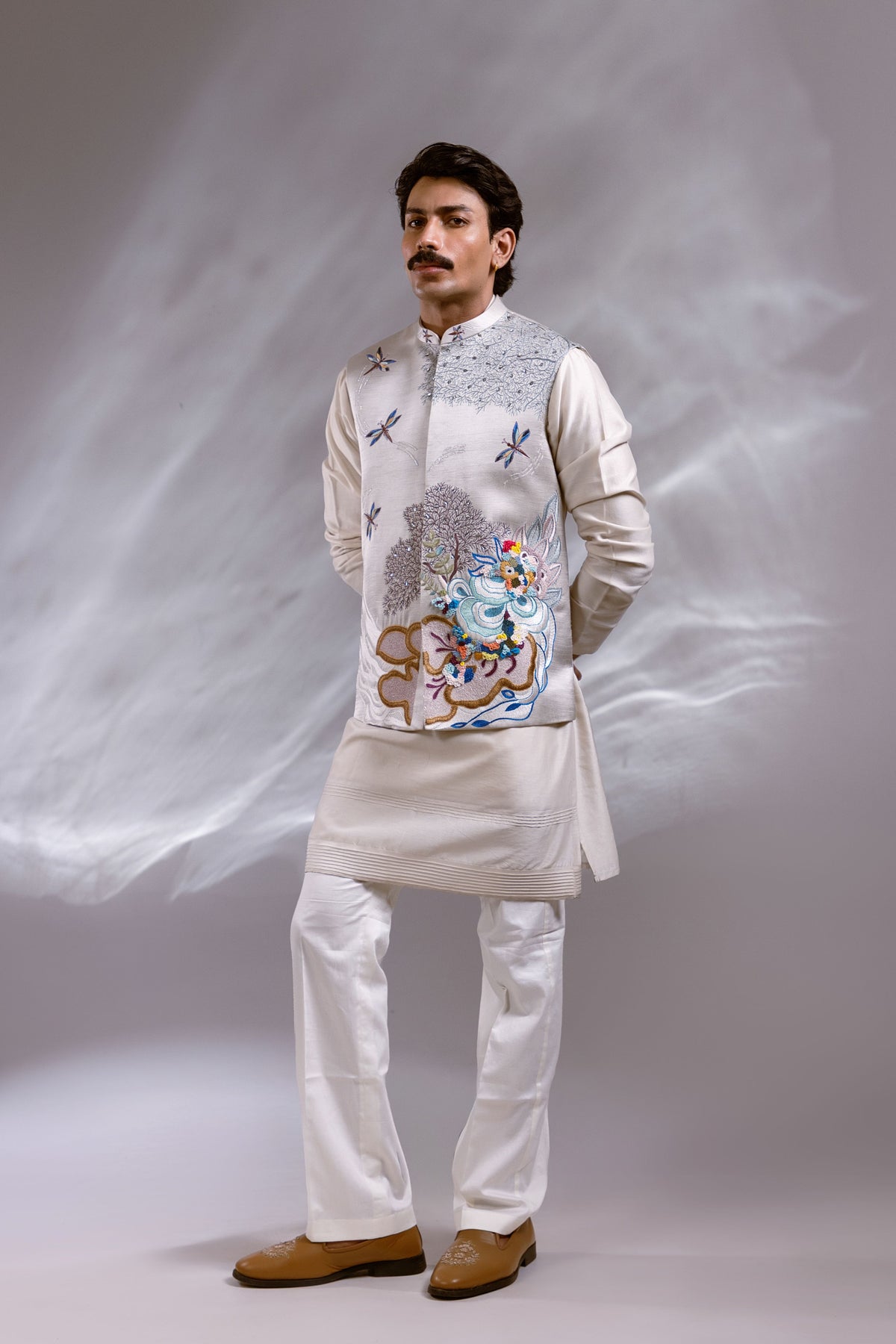 Elie Nehru Jacket Set