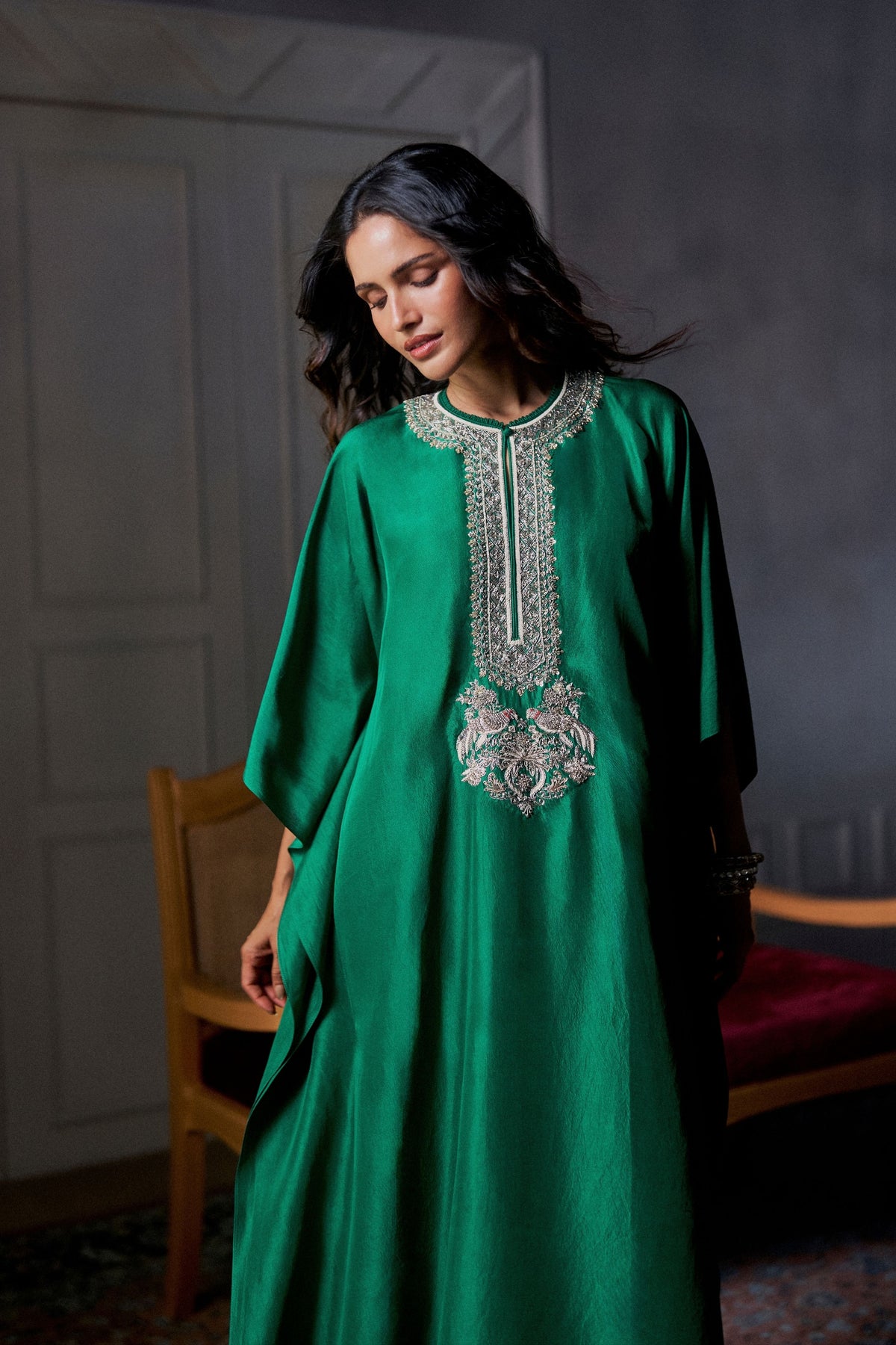 Parrot Threadwork Kaftan