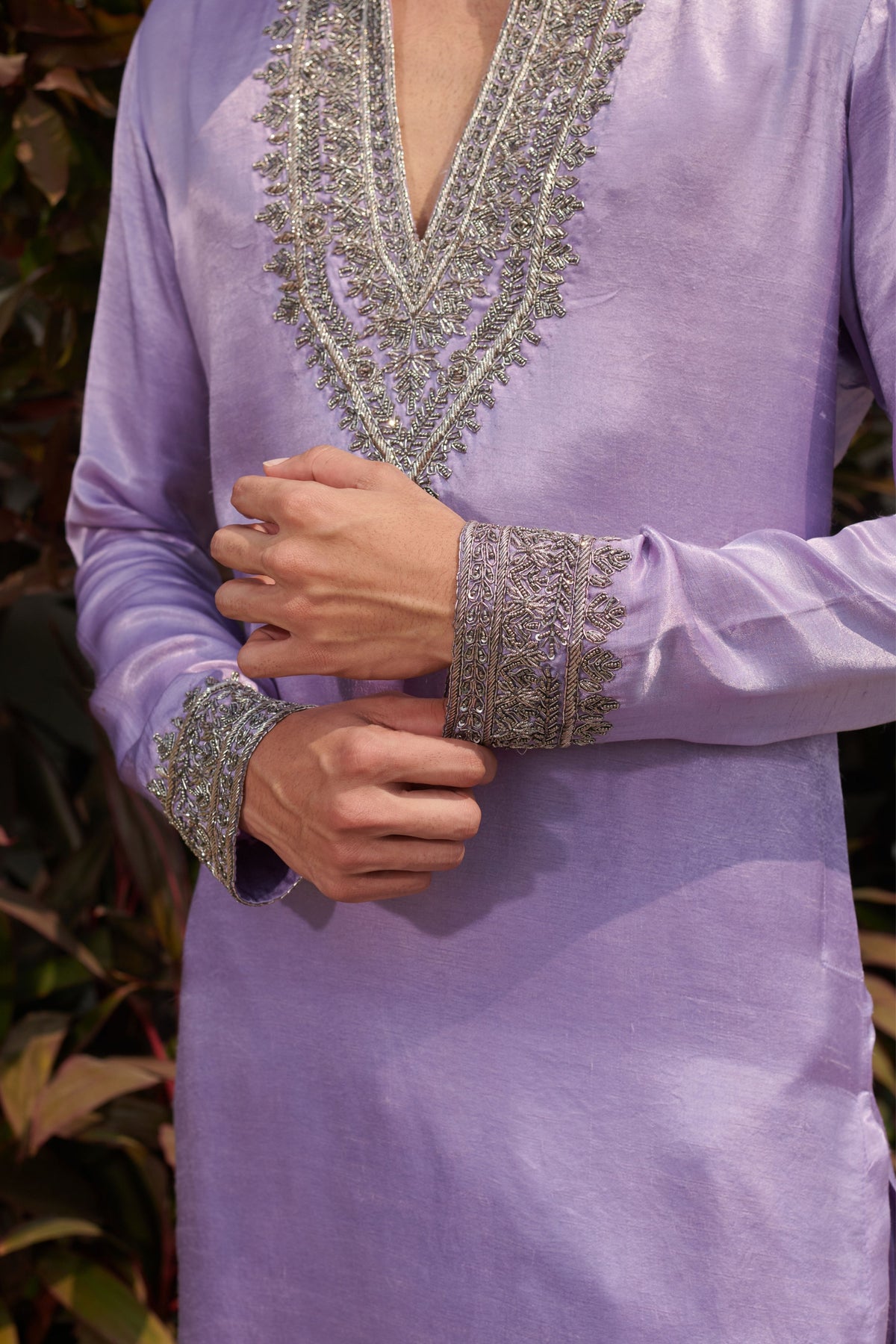 Lilac Breeze Mens Kurta Set