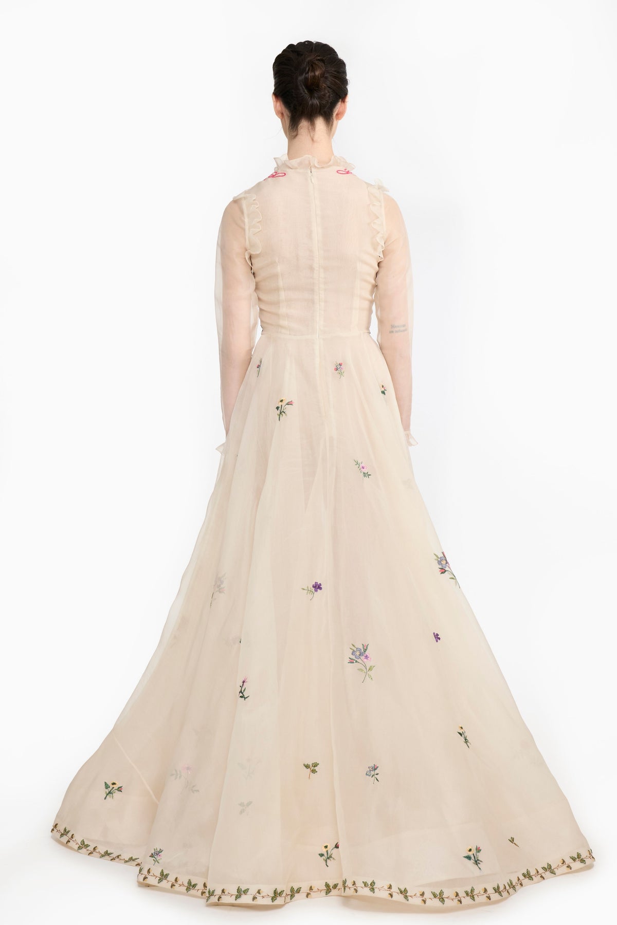 French Natural Ivory Angrakha
