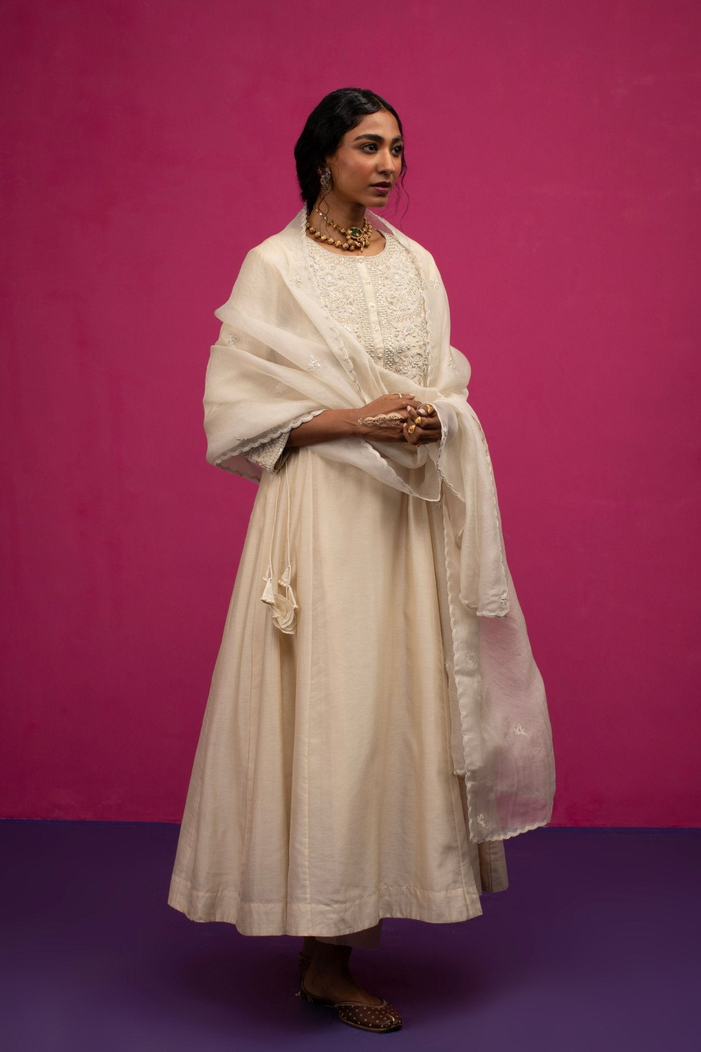 Pearl Anarkali - Pink City - Elahe