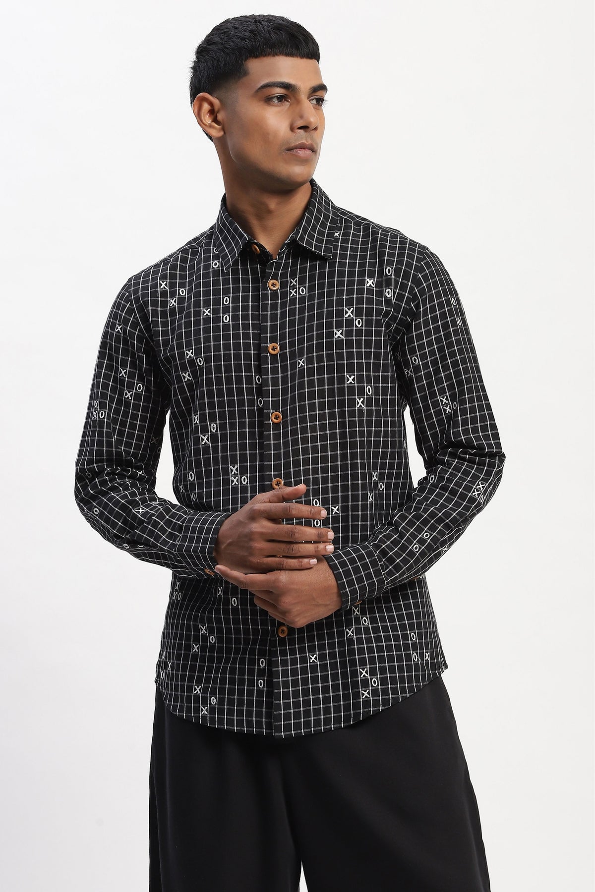 Black Tic Tac Toe Shirt