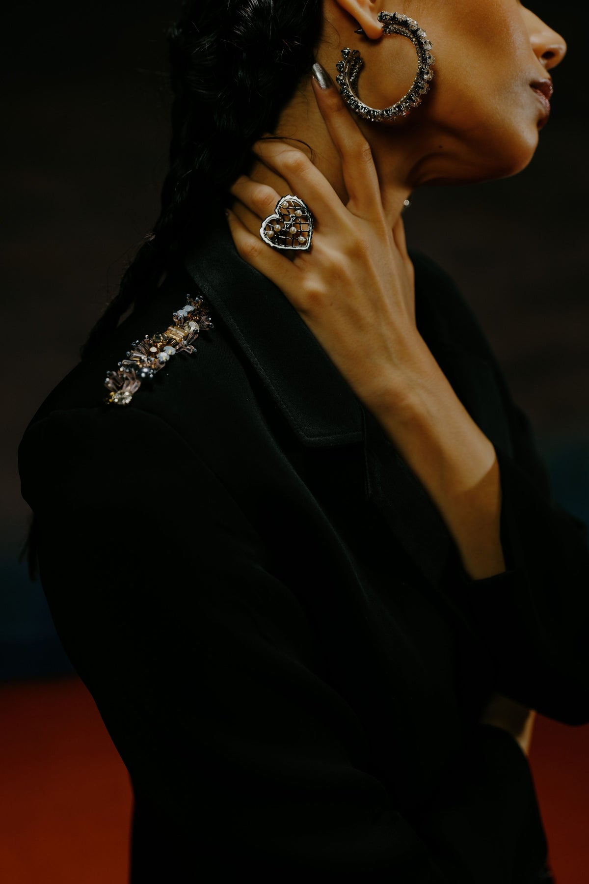 Crystal Work Blazer