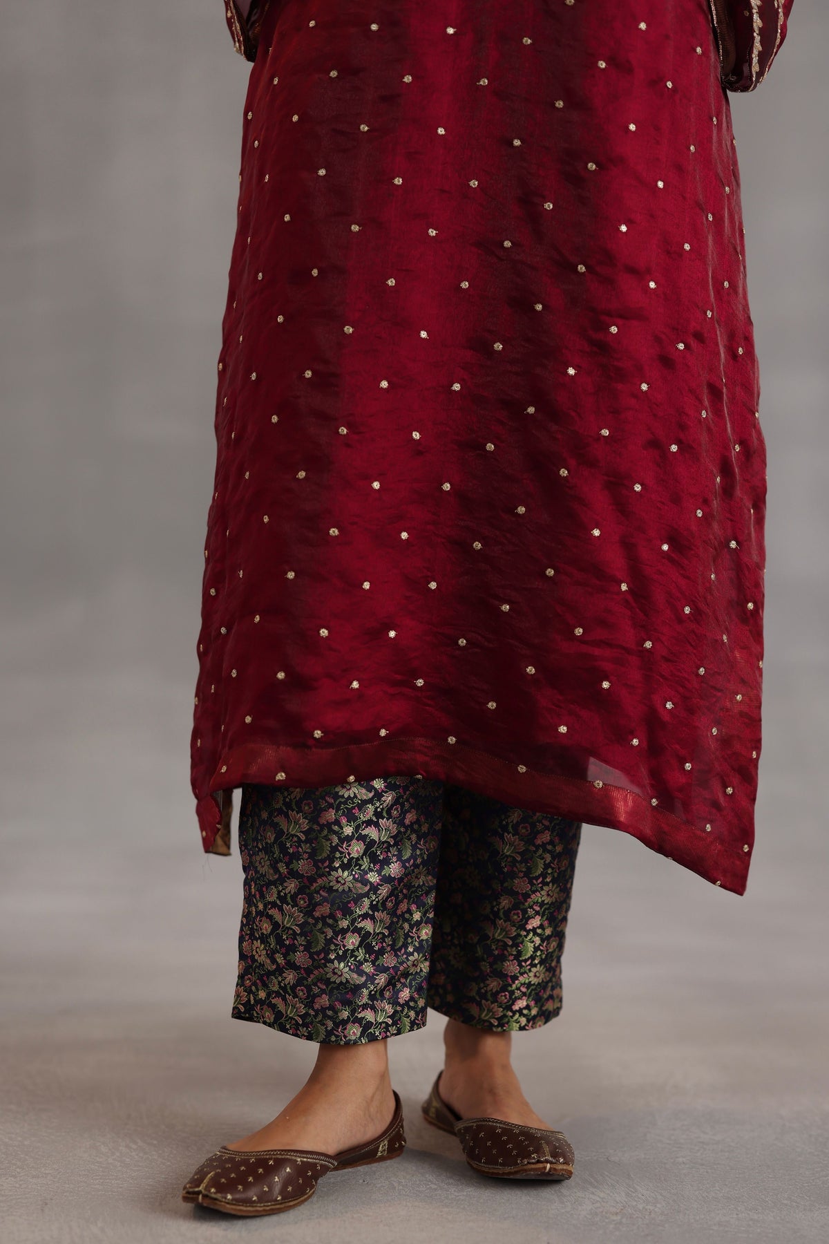Chakra Red Kurta Set