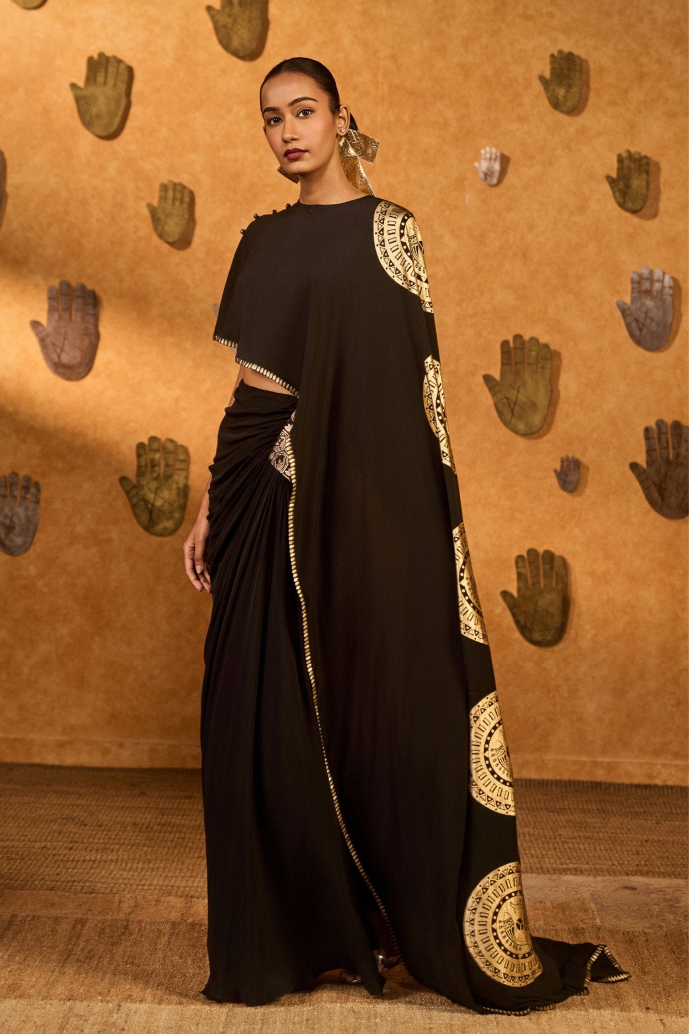 Moonfish Draped Cape Set - Masaba - Elahe